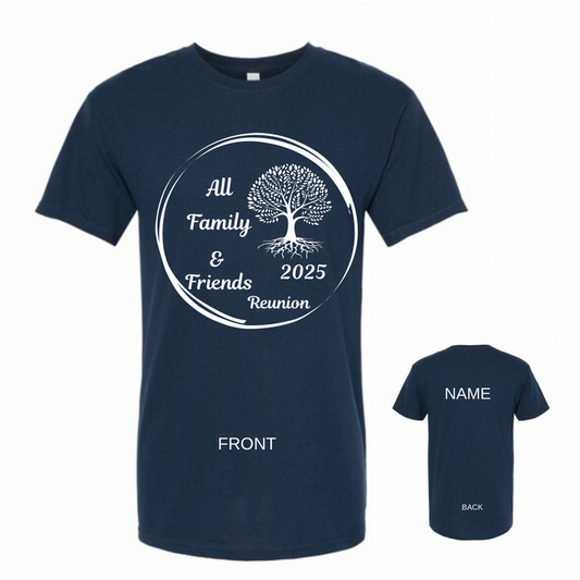 FAMILY & FRIENDS REUNION TSHIRTS