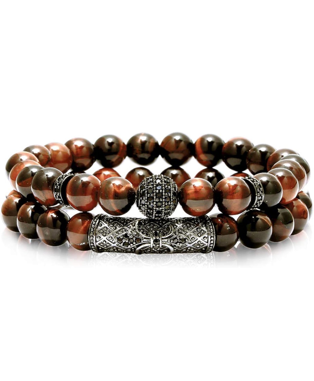 Tiger Eye Bracelet Set